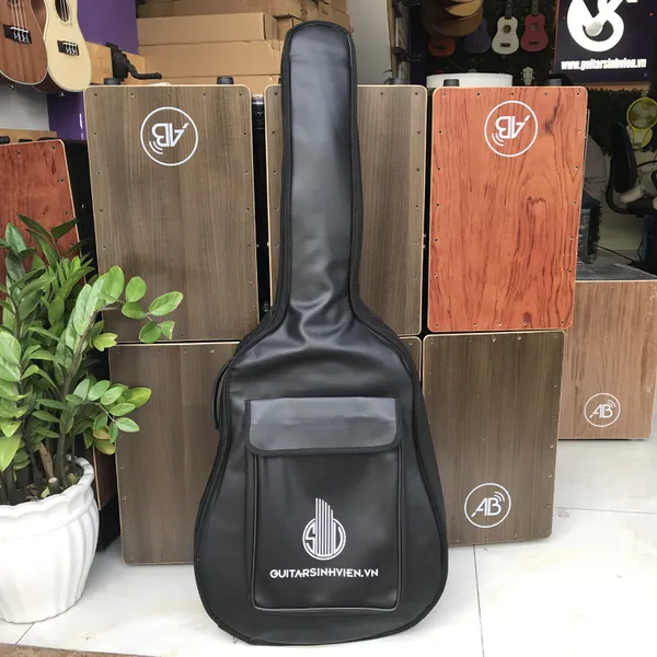 Bao da 3 lớp đựng đàn guitar
