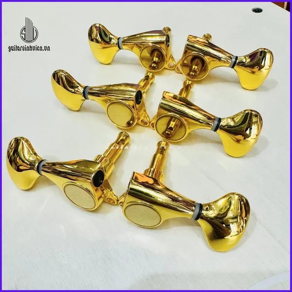 Khóa Đàn Guitar Acoustic Màu Vàng KV1