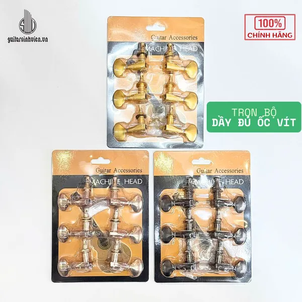 Khóa đàn Guitar Acoustic Đúc HF Cao Cấp