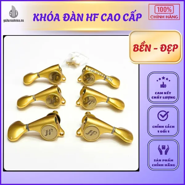 Khóa đàn Guitar Acoustic Đúc HF Cao Cấp