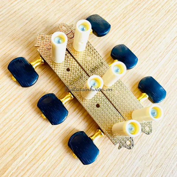 Khóa đàn guitar cao cấp Derjung DJ105 - Tay Khóa Đen