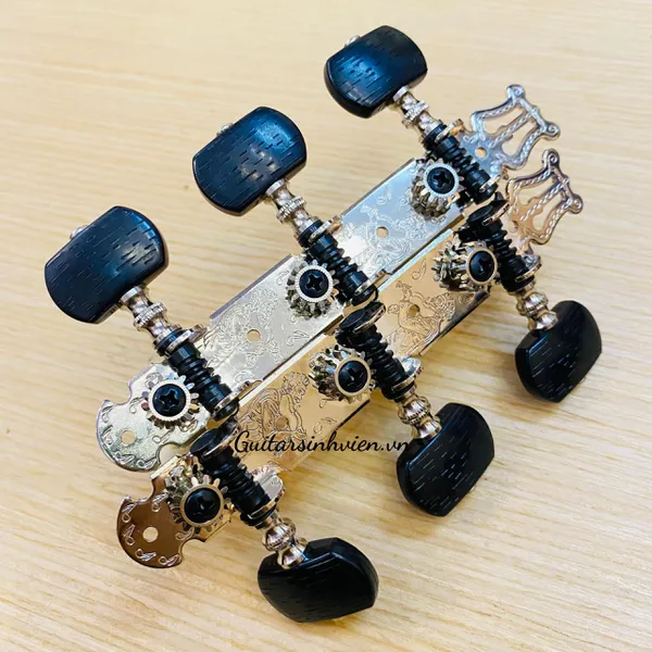Khóa đàn guitar classic DJ Đài Loan bạc cao cấp