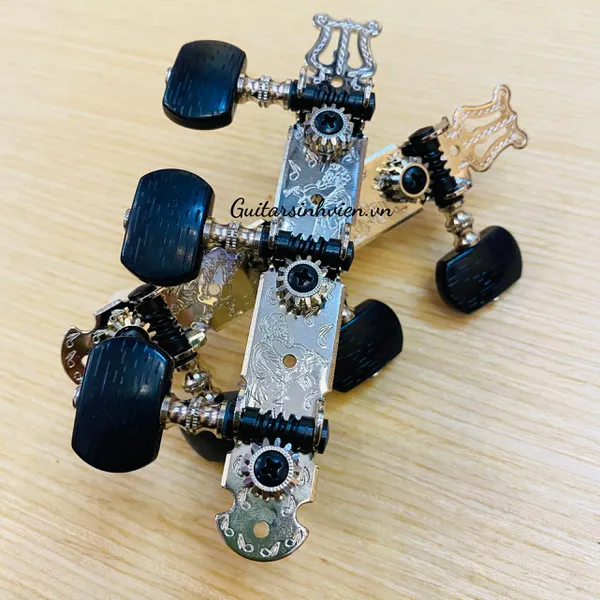 Khóa đàn guitar classic DJ Đài Loan bạc cao cấp