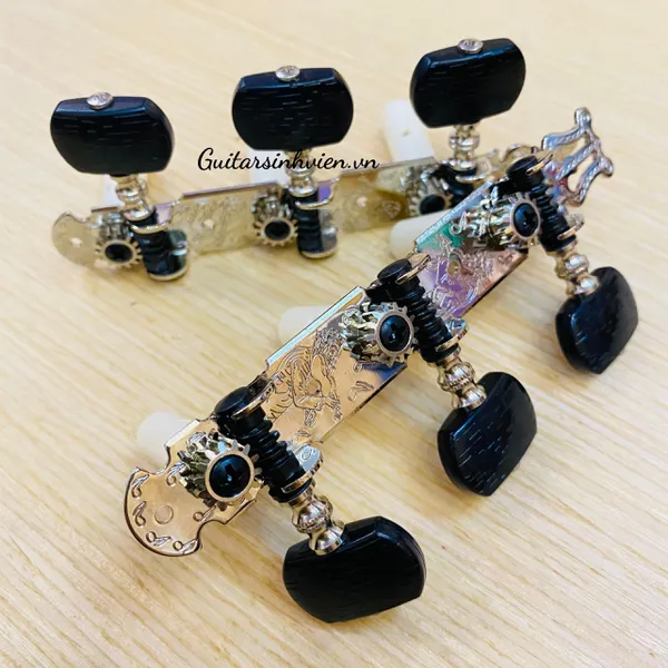 Khóa đàn guitar classic DJ Đài Loan bạc cao cấp