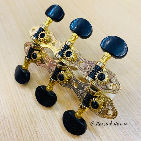 Khóa đàn guitar classic DJ Đài Loan vàng cao cấp