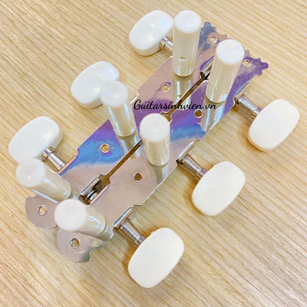 Khóa đàn guitar classic viền bạc