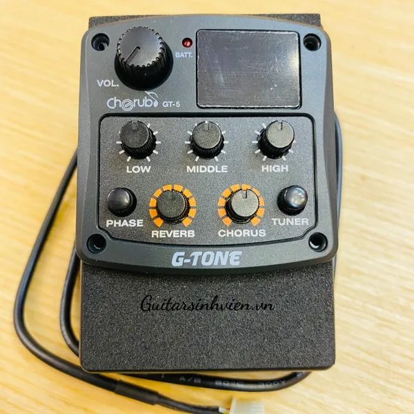 Lắp EQ đàn guitar EQ GTONE 5 chính hãng 