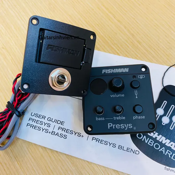 Lắp EQ Fishman presys II chính hãng