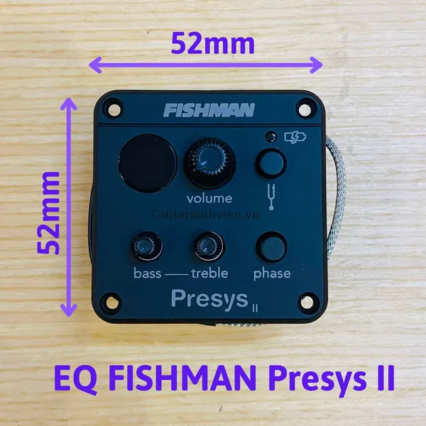 Lắp EQ Fishman presys II chính hãng