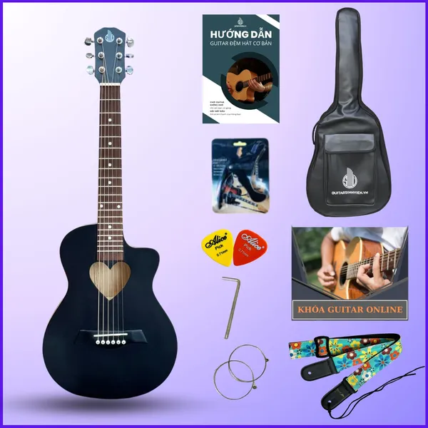 Đàn Mini Guitar  Size 1/2 - Phiên Bản Đặc Biệt Mã M1