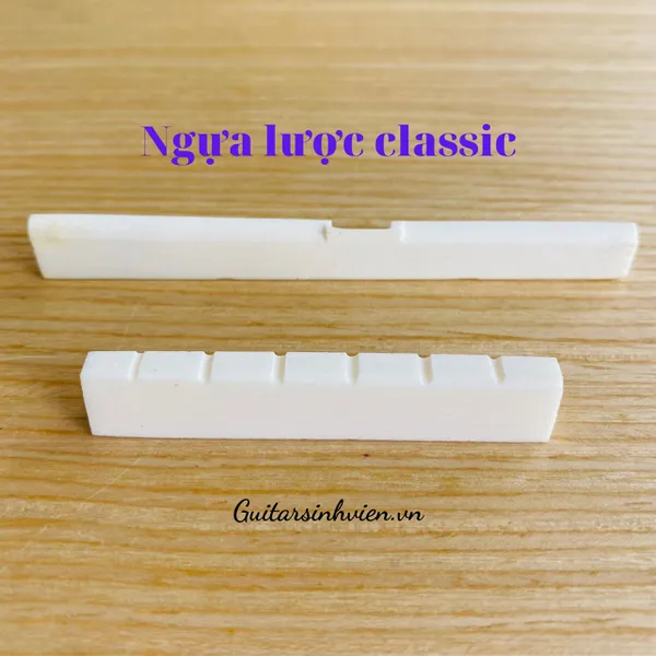 Ngựa lược xương bò mài sẵn cho guitar 