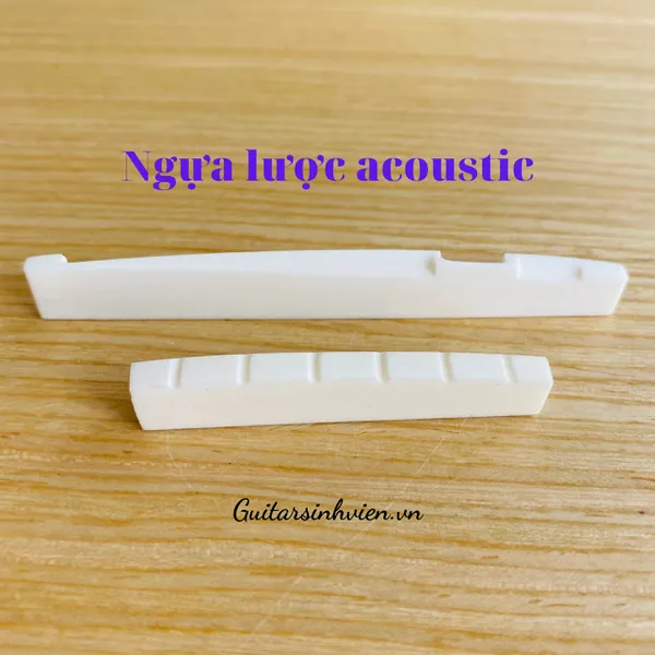 Ngựa lược xương bò mài sẵn cho guitar 