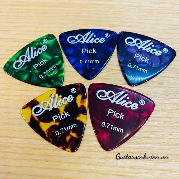Pick gãy đàn guitar Alice 3 cái