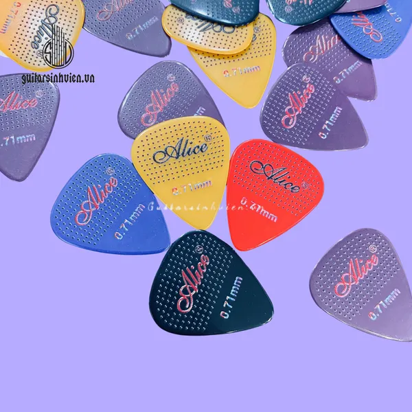 Pick gãy đàn guitar nhám Alice