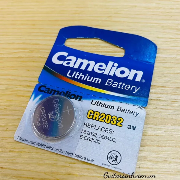 Pin Lắp Tuner Guitar Camelion Loại 3V