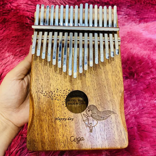 Đàn kalimba 17 phím đáng yêu hình cô gái k1