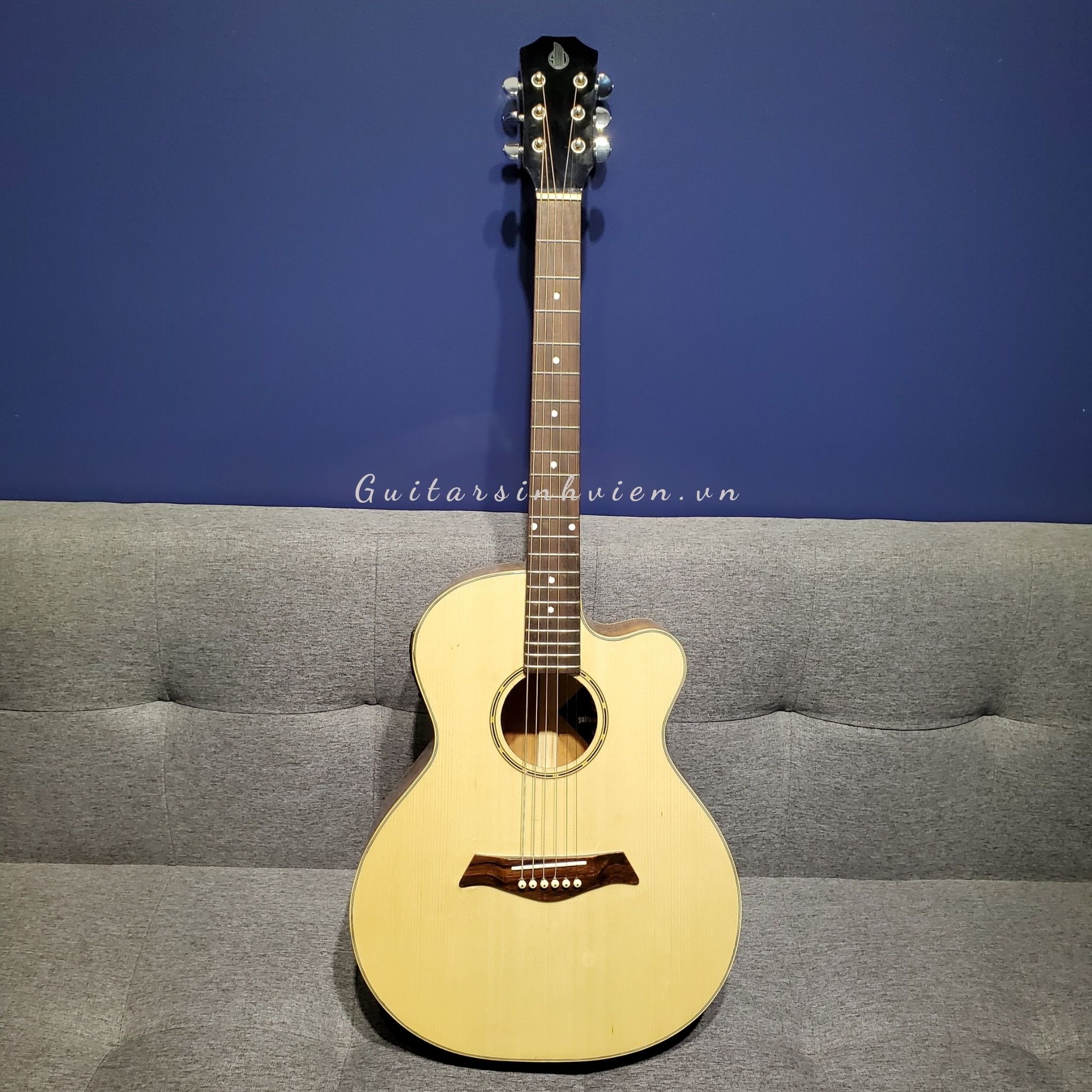 Đàn Guitar Acoustic Gỗ Thịt Giá Rẻ Cho Người Mới Tập Chơi SV - A2