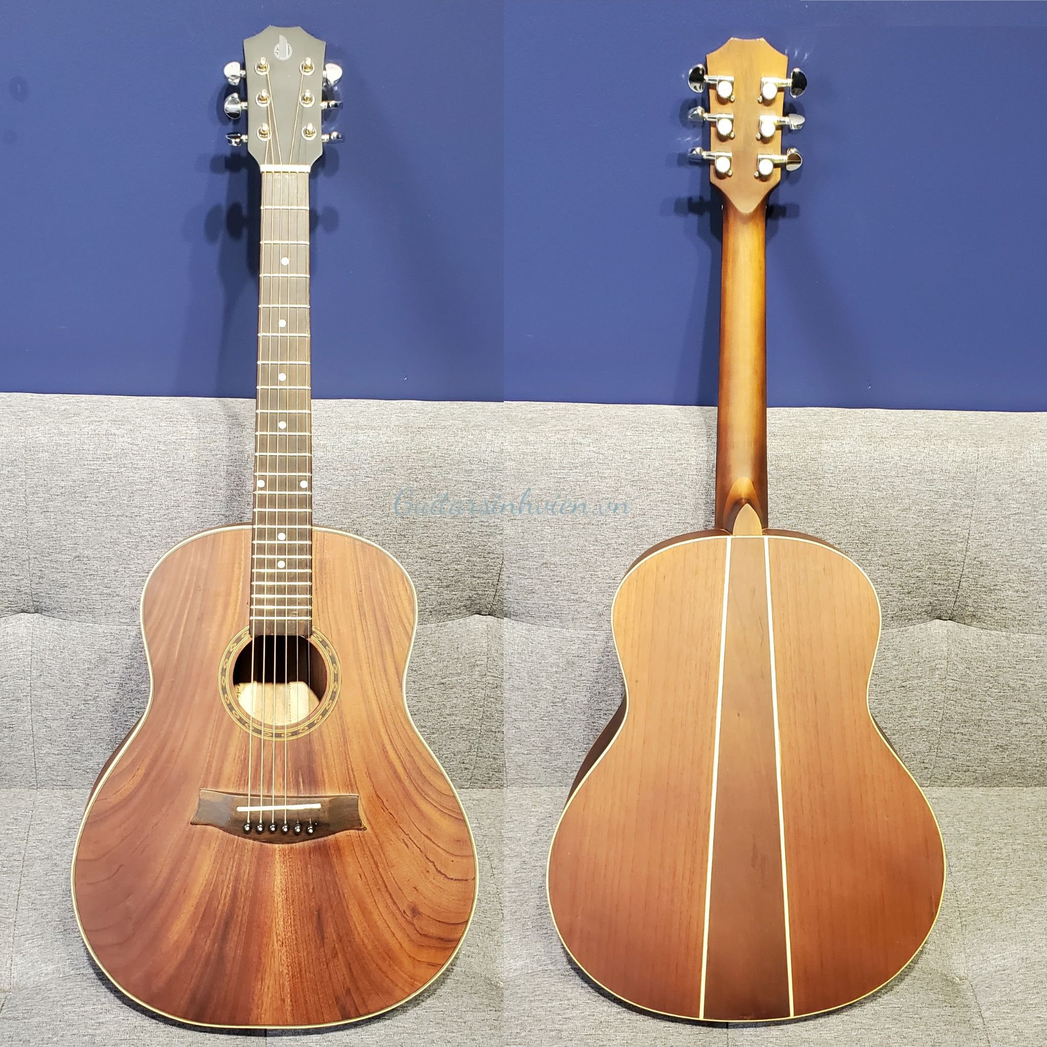 Đàn Guitar Acoustic Mini 3/4 Gỗ Hồng Đào SV-A2M - Đàn Guitar Mini Gía Rẻ