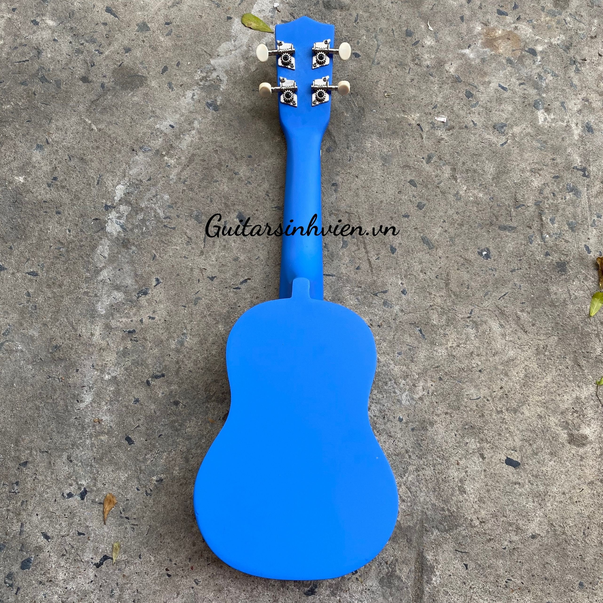 Đàn ukulele soprano màu xanh dương - Đàn gỗ cao cấp tại HCM