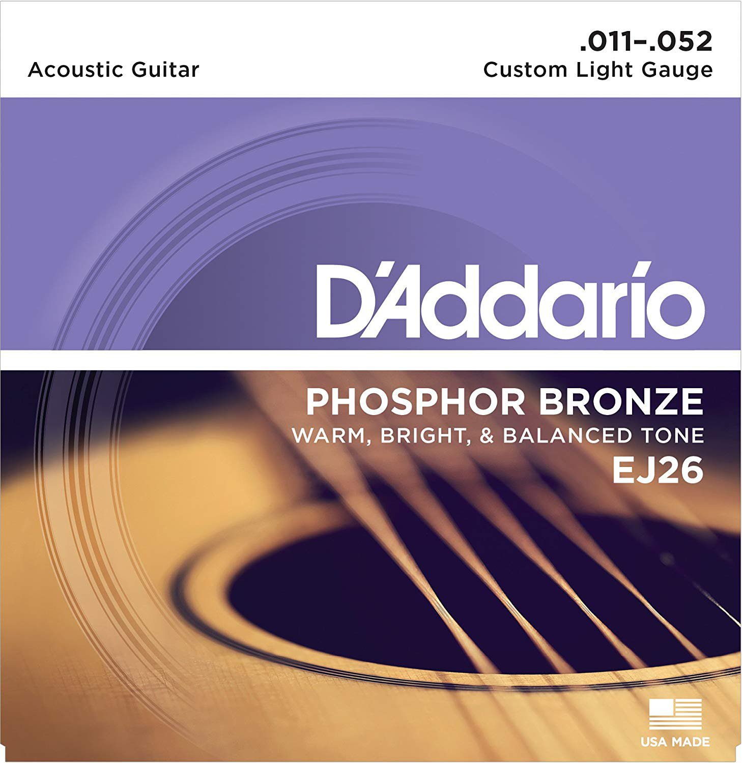 Dây đàn guitar acoustic DA'ddario chính hãng EJ 26