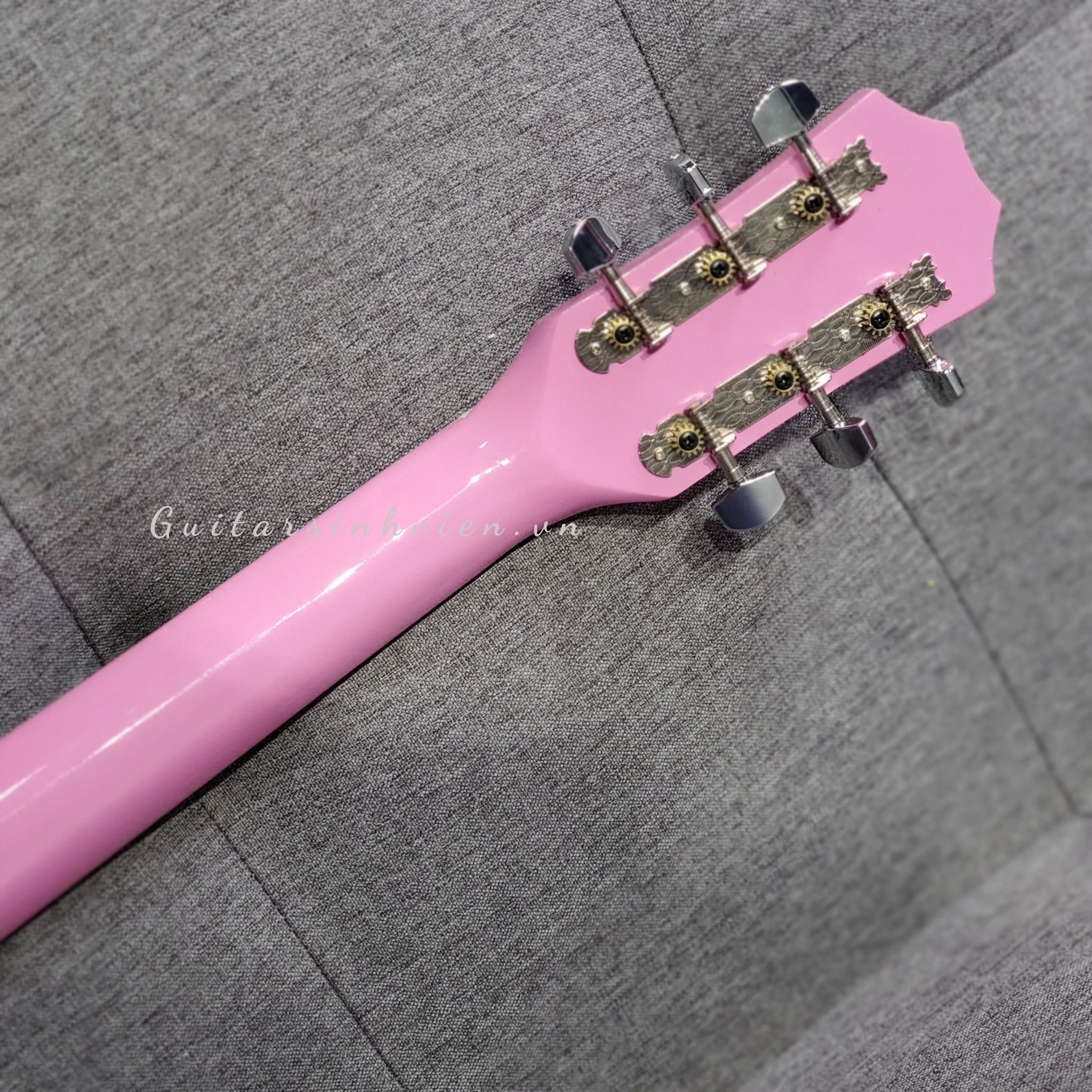 Đàn guitar acoustic màu hồng dễ thương SV-A1CL
