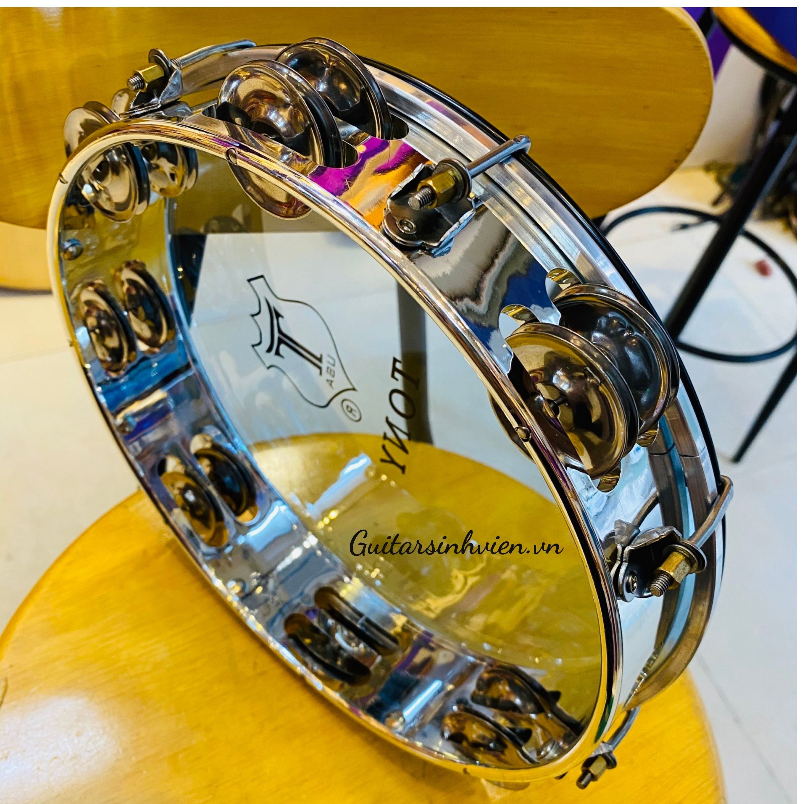 Trống gõ po tambourine TONY Trống gõ po tambourine TONY