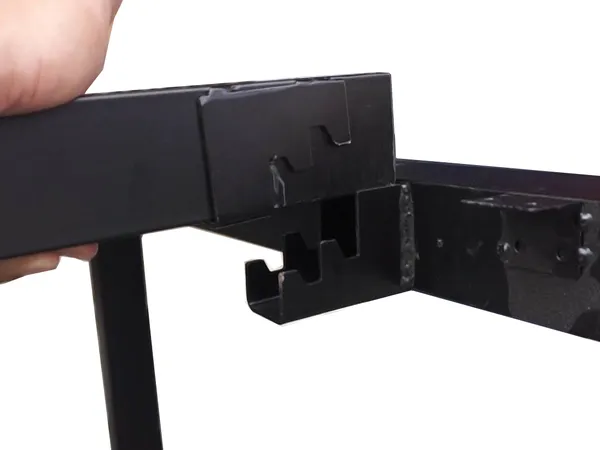 Chân cone 1 tầng, Khung chân bàn cụm 2 người: PV- C2CA1