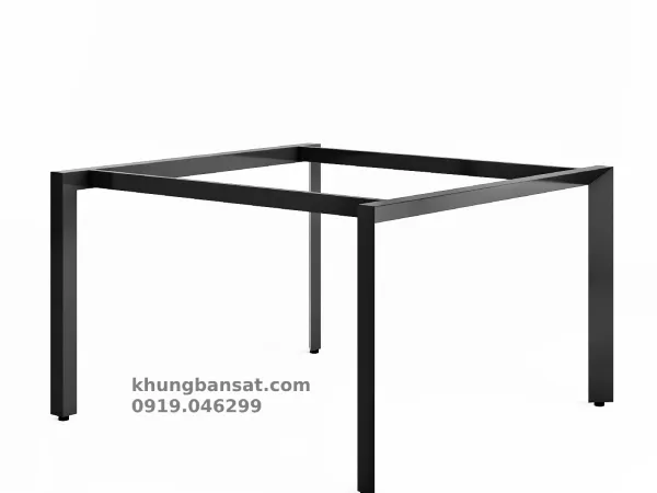 Chân U tam giác 55x55x75, khung chân tam giác cụm 2 chỗ: PV-C2TG