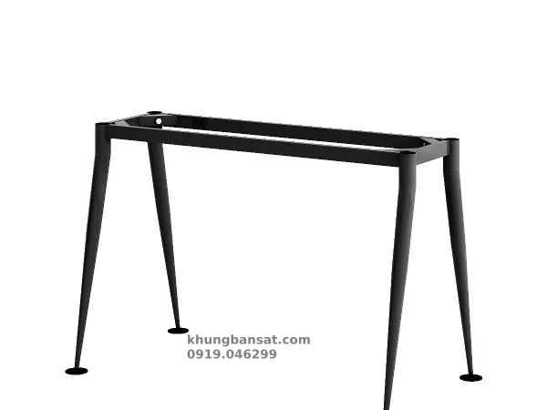 Khung bàn sắt chân Cone 1 tầng PV-C01