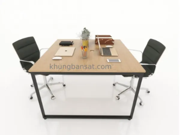 Chân kiềng 25x50, khung chân bàn cụm 2 người: PV-C2U25K