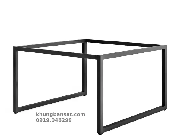  Chân kiềng 40x40, khung chân bàn cụm 2 người: PV-C2V4K