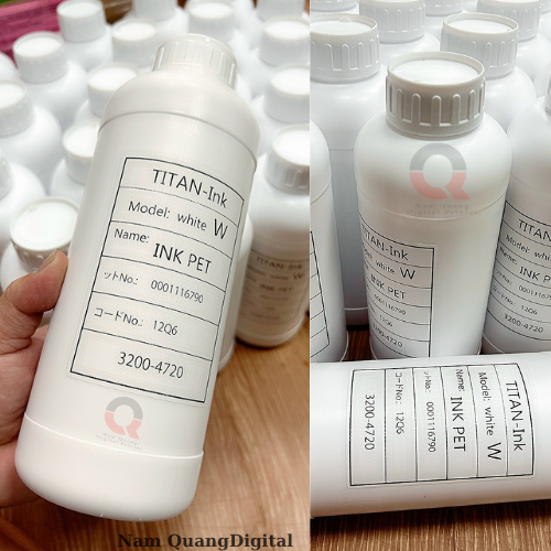 Mực trắng cho máy in pét khổ 60cm-30cm Mực trắng cho máy in pét khổ 60cm-30cm