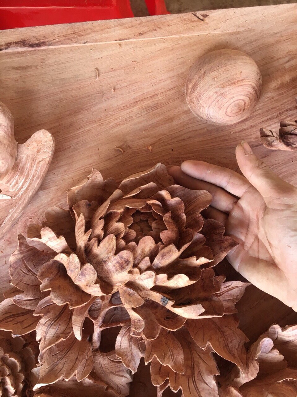 tranh gỗ phu thê viên mãn