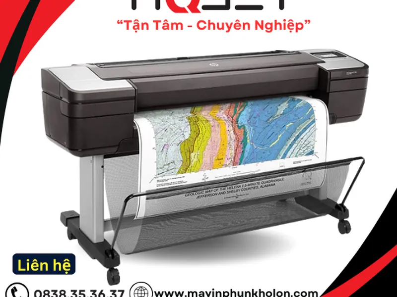 Máy in A0 HP T1708 cũ lướt đẹp