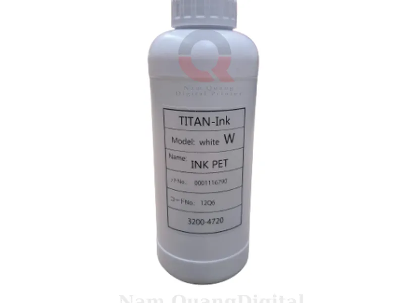 Mực trắng cho máy in pét khổ 60cm-30cm