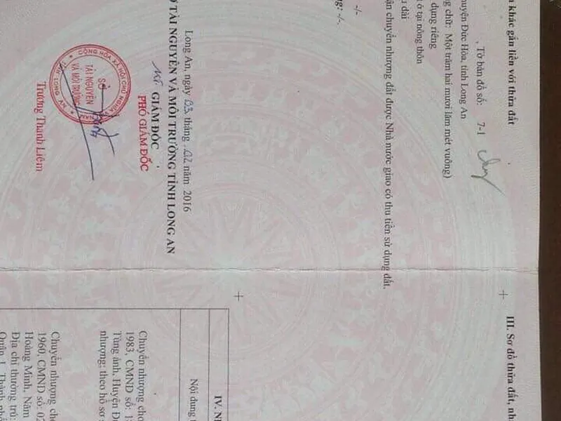 Đất Tân Đức có sổ hồng riêng được ngân hàng thẩm định giá