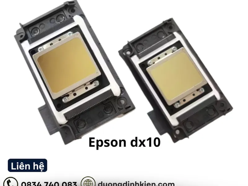 Đầu In DX10 Dùng Cho Máy In Quảng Cáo Khổ 1m6 – 1m8 Chính Hãng