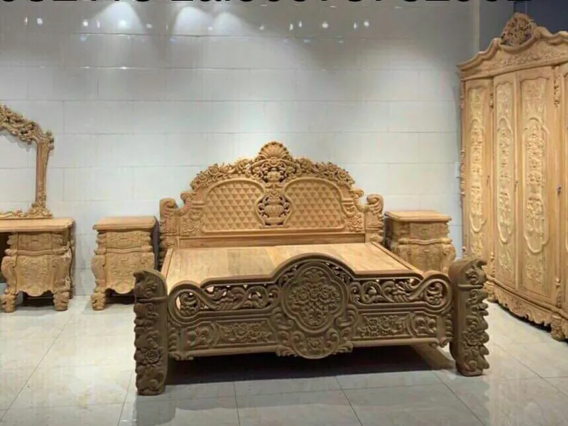 Mẫu Giường Ngủ Tân Cổ Điển