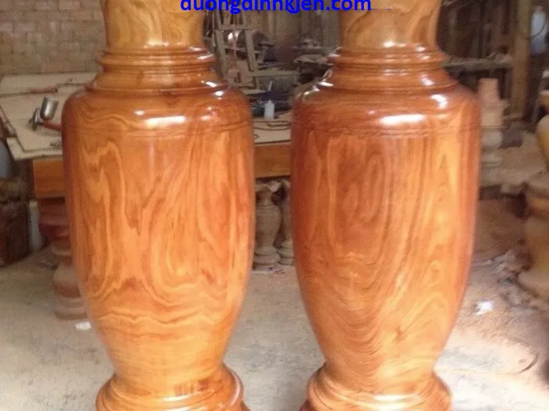 Cặp Lộc Bình Ngọc Am 100% nguyên khối chất lượng mang Tài Lộc