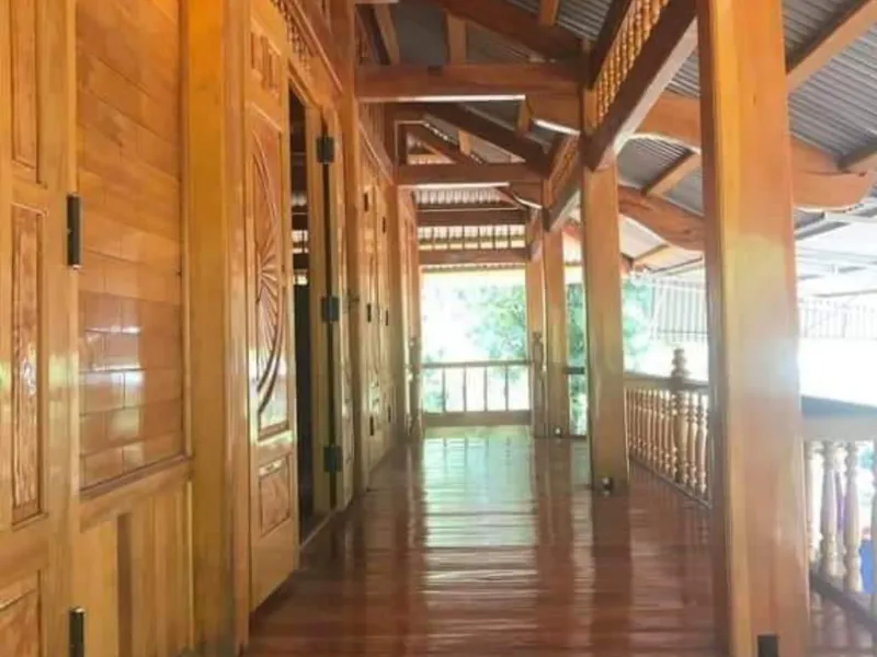 Nhà sàn gỗ thú vui của các đại gia Sài Gòn tại Long An