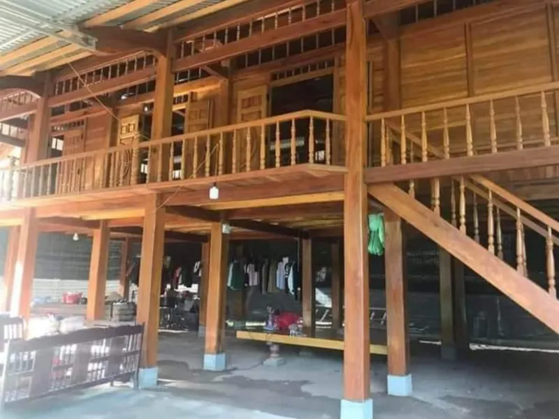 Nhà gỗ cao cấp 3 gian 5 gian tại Long An