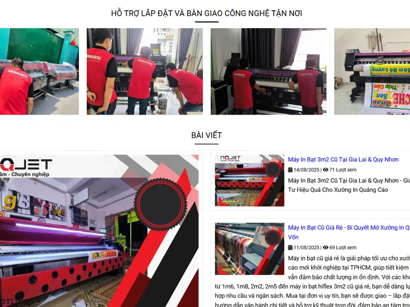 Những lỗi máy in bạt khổ lớn tại Quảng Ngãi thường gặp