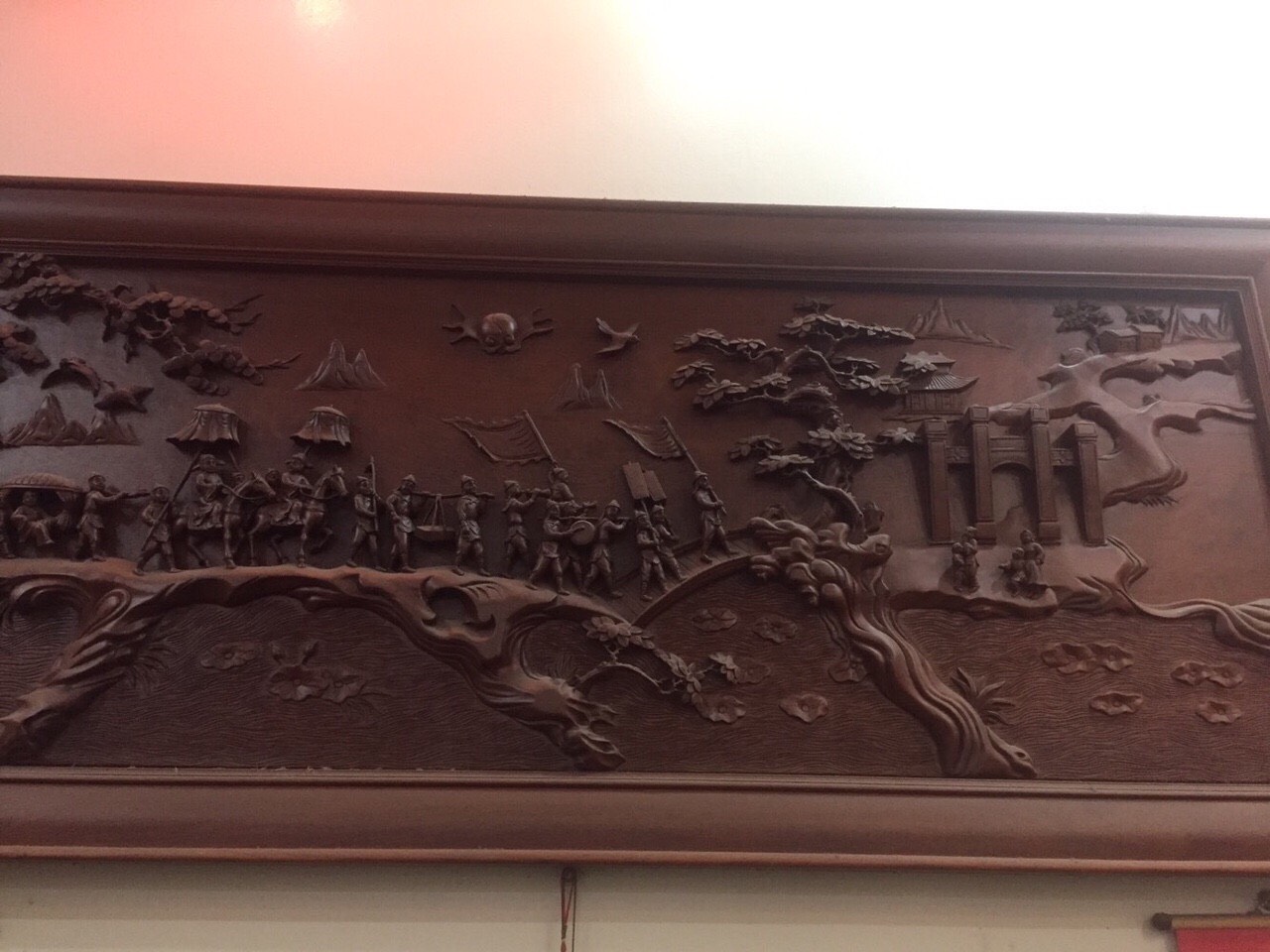 Ở đâu chuyên cung cấp tranh gỗ hương Vinh Quy Bái Tổ tại Long An