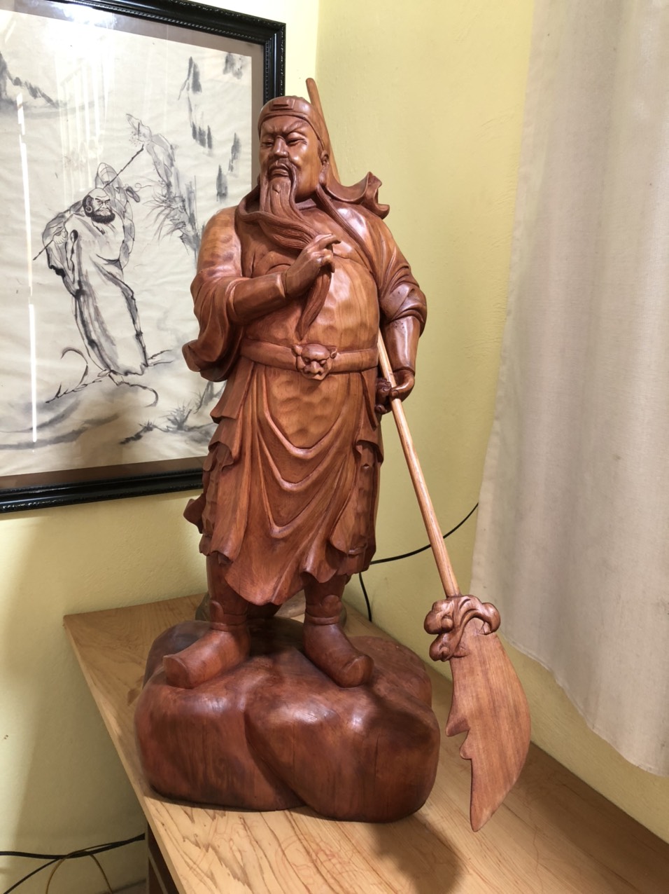 tượng quan công gỗ am