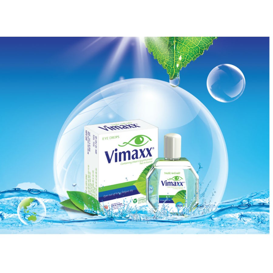 Thuốc nhỏ mắt thảo dược Vimaxx Light - 100% từ thiên nhiên nhẹ nhàng bảo vệ đôi mắt bạn