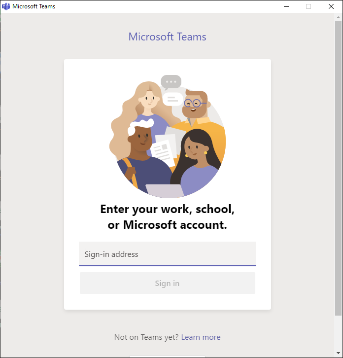 đăng nhập microsoft teams trên máy tính