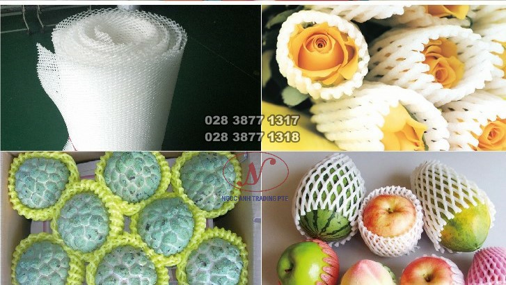 lưới xốp bọc trái cây lưới xốp bọc trái cây