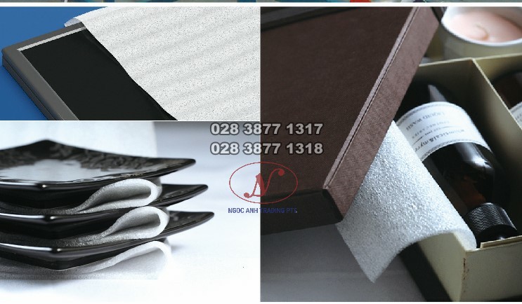 Ứng dụng màng xốp PE foam cho các sản phẩm thực tế Ứng dụng màng xốp PE foam cho các sản phẩm thực tế