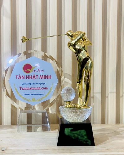 Cúp lưu niệm kim loại 38