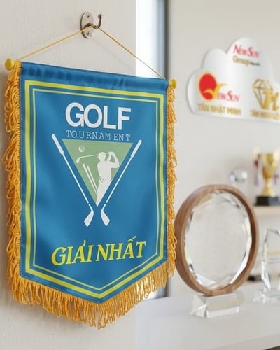 Mẫu Cờ Lưu Niệm Giải Golf